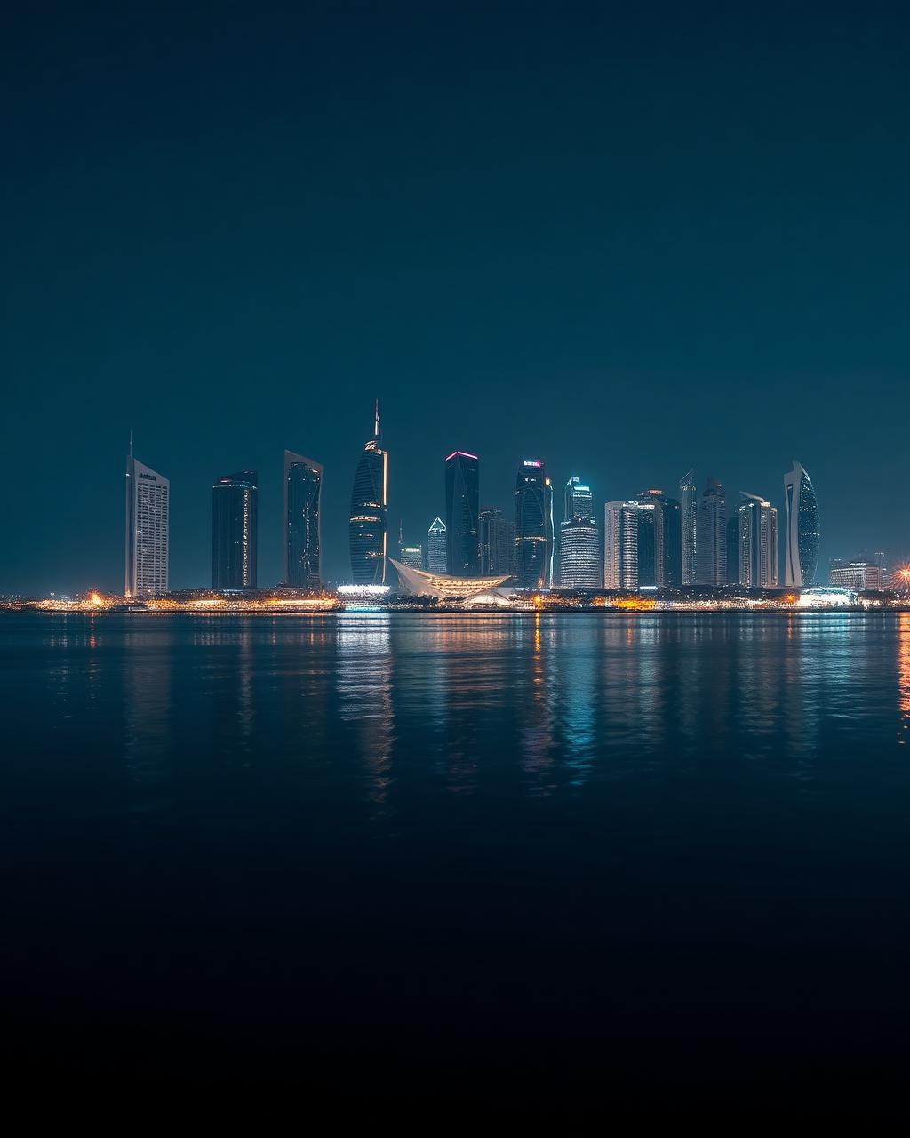 Doha at night